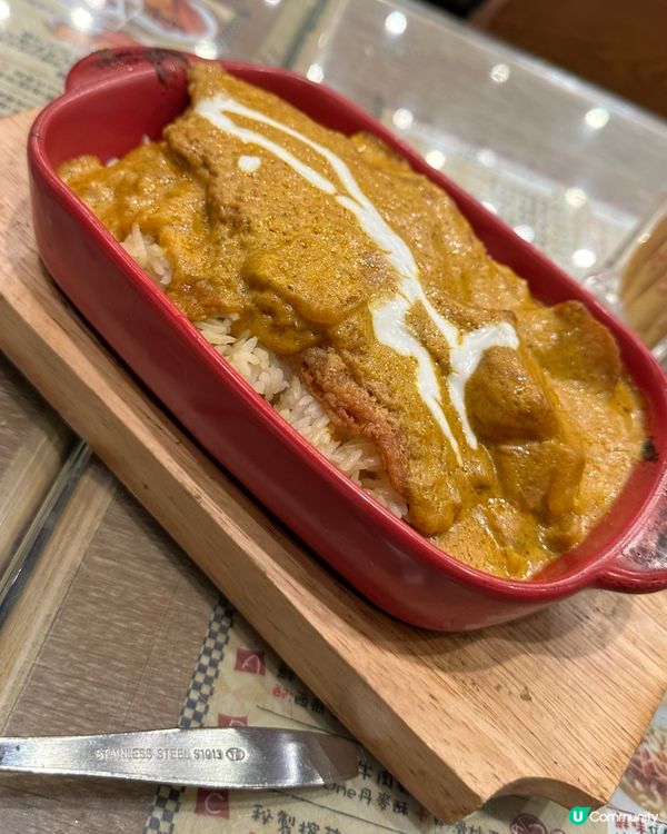 紅茶冰室好味焗咖喱魚柳飯