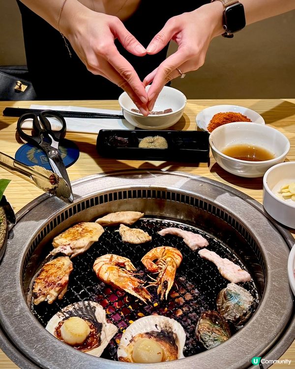 情人節燒肉約會神推！超juicy黑毛和牛+北海道帶子💕