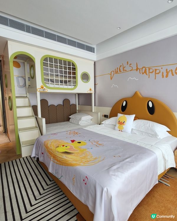 親子三床小黃鴨房！小朋友開心到飛起！🦆💛