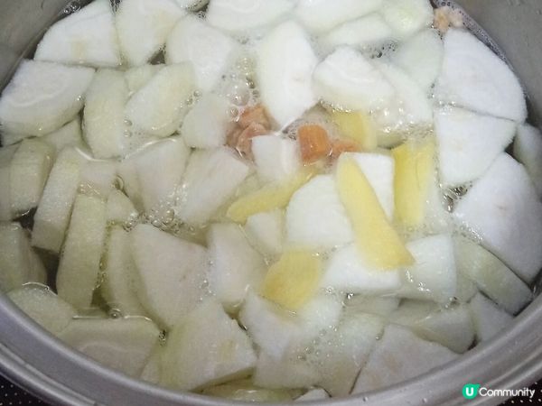 瑤柱蝦米節瓜湯🤤🤤