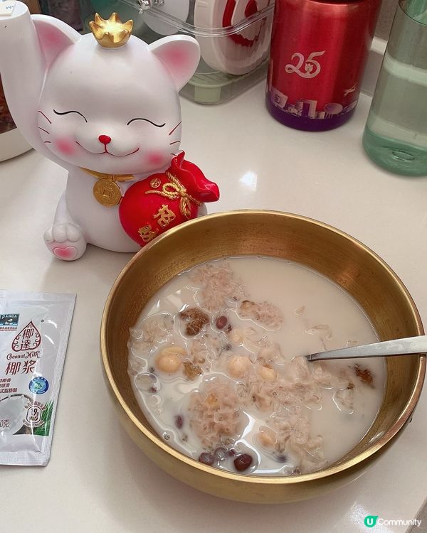 桃膠 紅豆🫘蓮子 百合 雪耳 糖水🥰