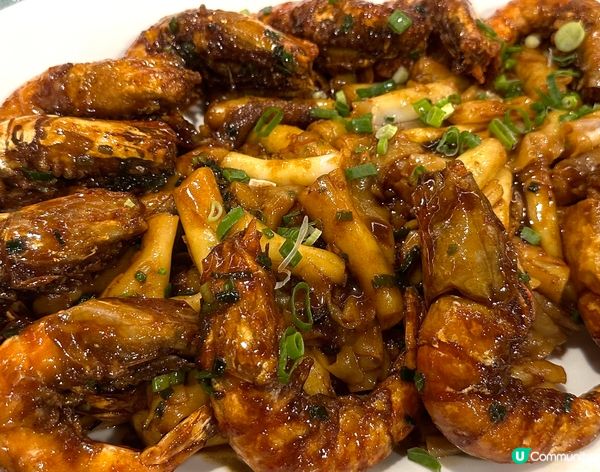 豉油皇虎蝦伴腸粉