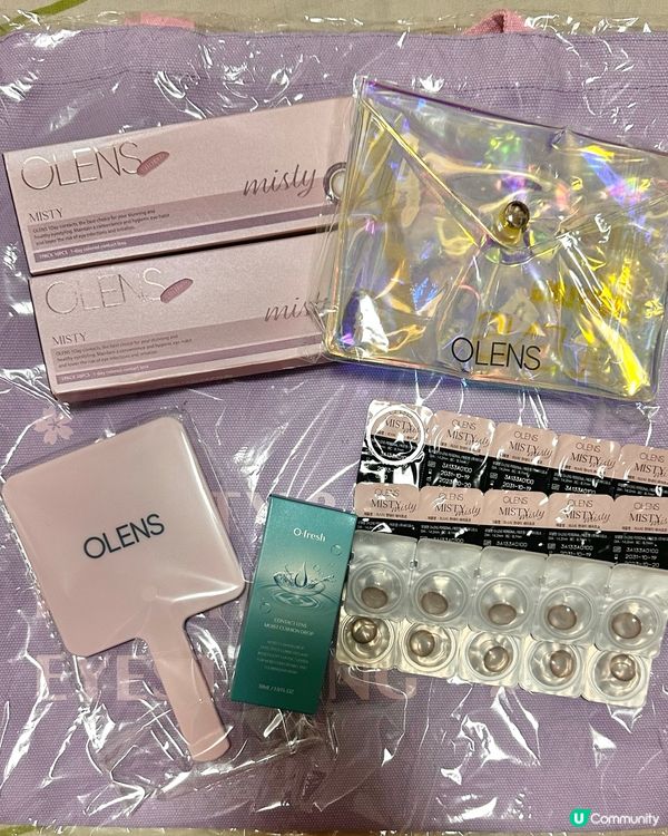 推介Olens misty ash choco美瞳