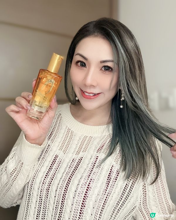 以油養髮，一瓶多用 ♥ 毛躁Bye Bye！►L'ORÉAL PARiS昇華全效美髮油