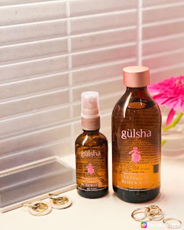 gulsha 晨露純玫瑰活肌水 香氣療癒 一瓶多用：爽膚、補濕及定妝