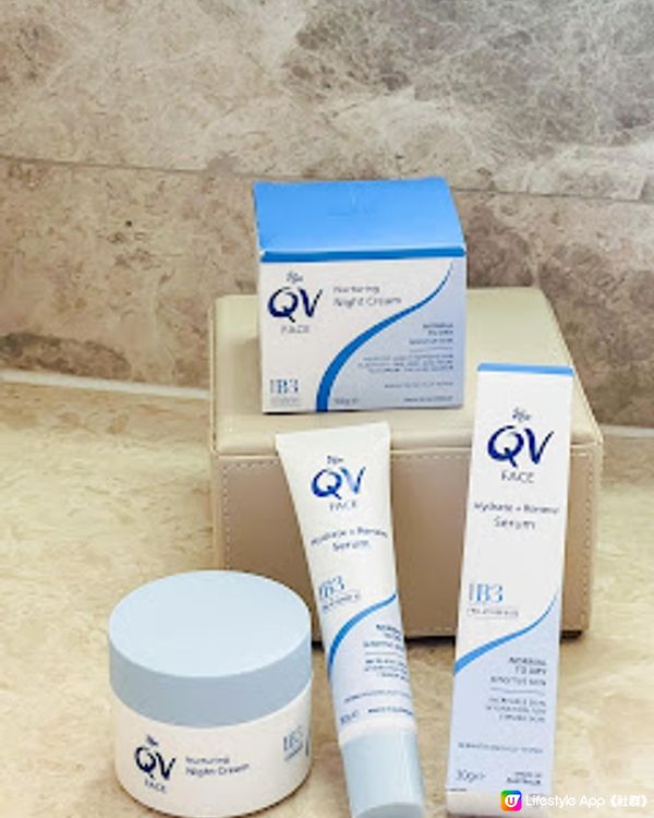 全新包裝QV Face 乾敏肌面部皇牌系列 改善敏感肌 對抗初老