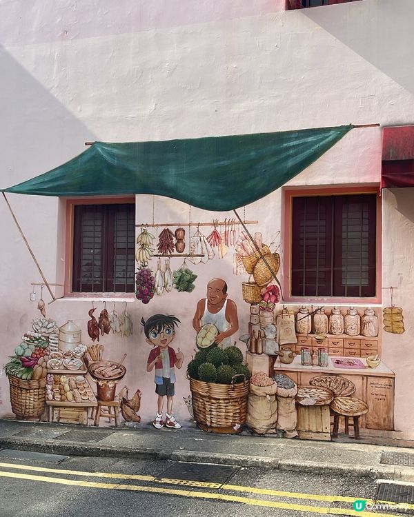 新加坡牛車水的天天海南雞及壁畫街