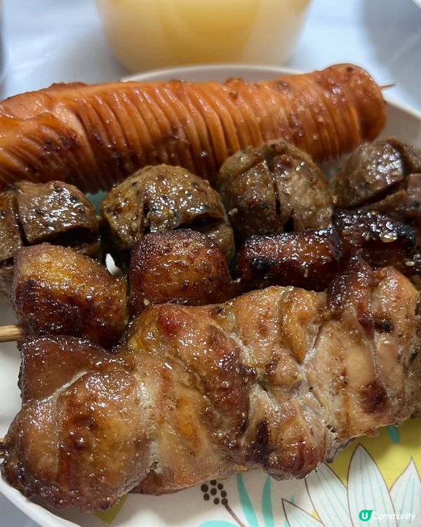 大圍小食掃街🤤！街坊回憶！😋 必食串燒🍢！