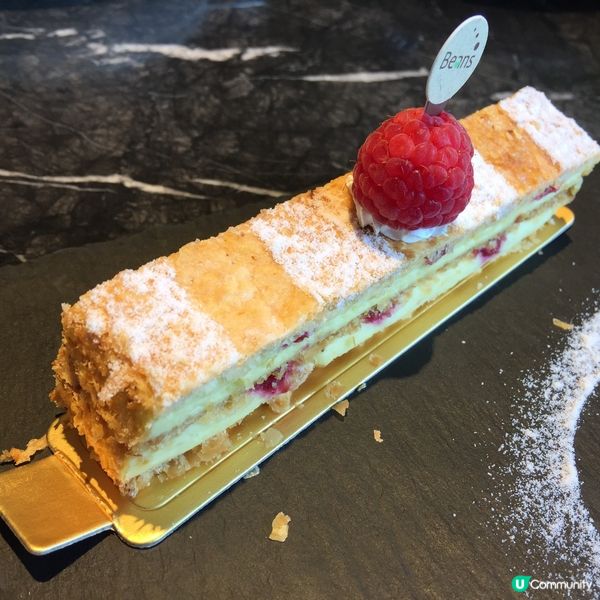 紅莓拿破崙吉士蛋糕