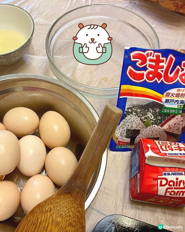 🇯🇵黑芝麻飯素玉子燒😋😋😋