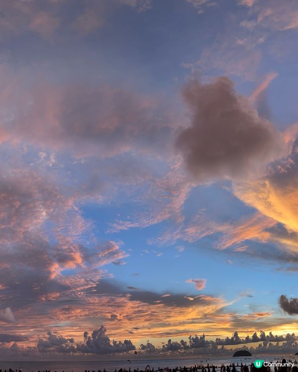 夕陽+余暉
