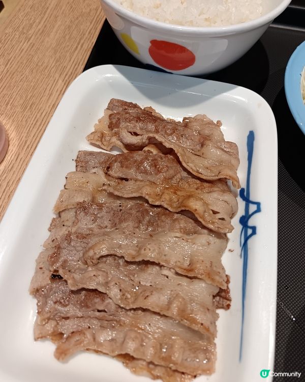 烤牛肉定食