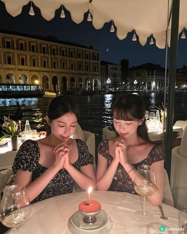 🇮🇹今年的生日在漂亮的威尼斯渡過💖🎂