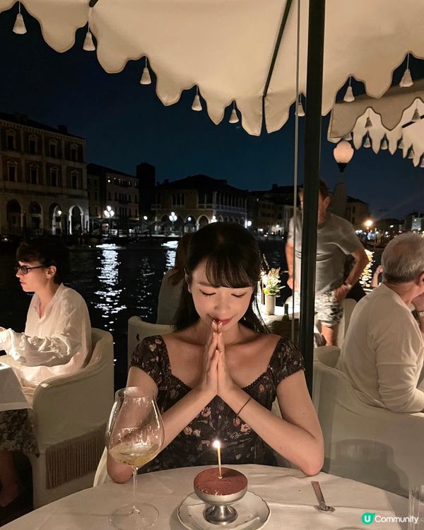 🇮🇹今年的生日在漂亮的威尼斯渡過💖🎂