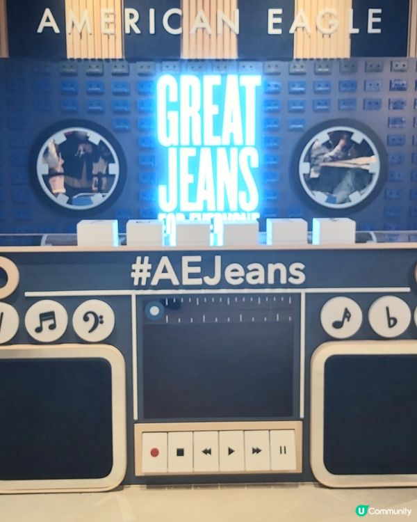 AmericanEagle復古水手牛仔哲學　K11Musea