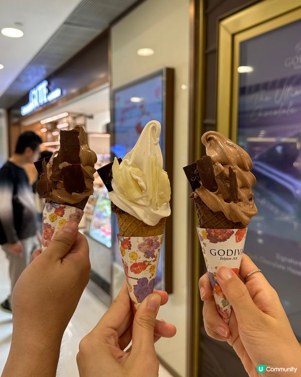 Yummy Godiva ice cream 🍦