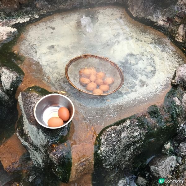 酒店附近的溫泉蛋