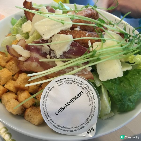 芝士🧀煙肉🥓麵包生菜🥬沙律好正😊