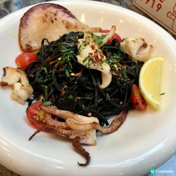 海鮮墨魚汁意粉超好食