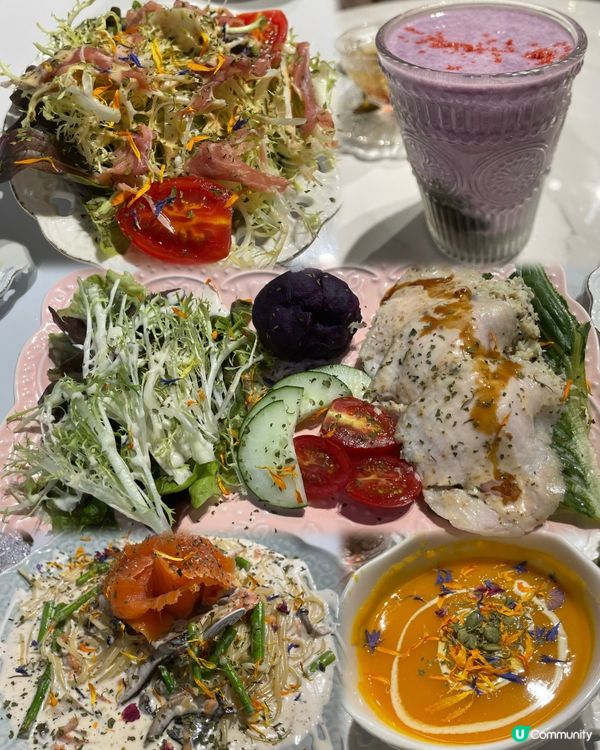 喺少女心嘅環境 進食300卡輕盈餐🌸🩷