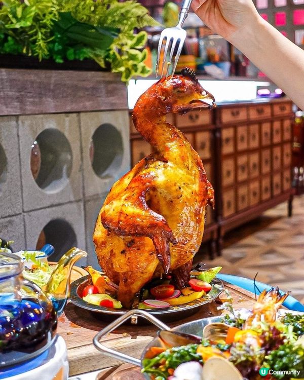 《荃灣💛心店🥰原隻燒雞自己拆🐓》