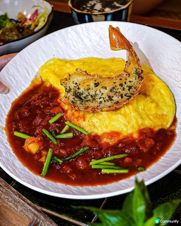 《灣仔昭和茶室💛嫩滑龍蝦蛋包飯🦞🫶🏻》