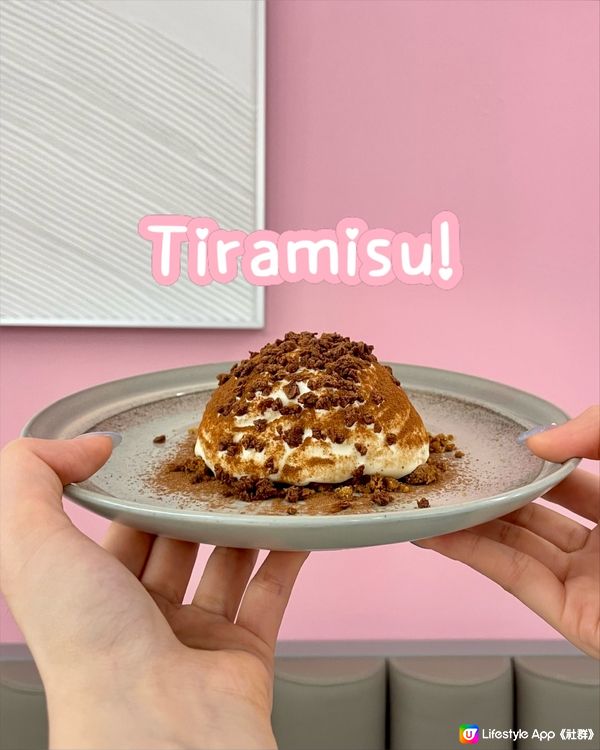 人氣cafe Minimal 一嚐招牌tiramisu💝