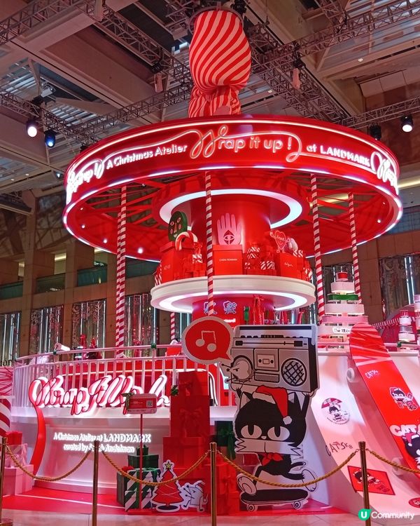  ✨置地中庭變絲帶夢幻樂園