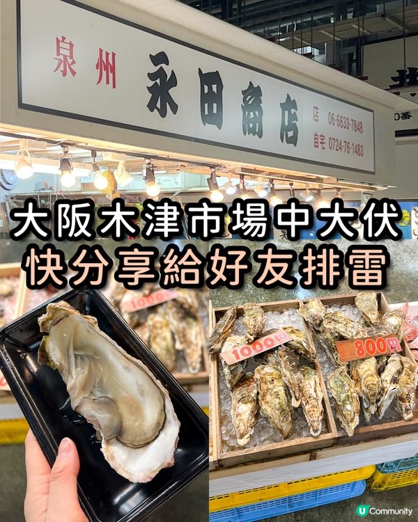 🇯🇵 大阪木津市場超伏生蠔⚠️ 千萬別踩雷🤢