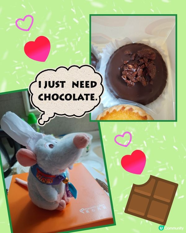 兑換朱古力撻&椰撻 - 美心西餅😊💙👍