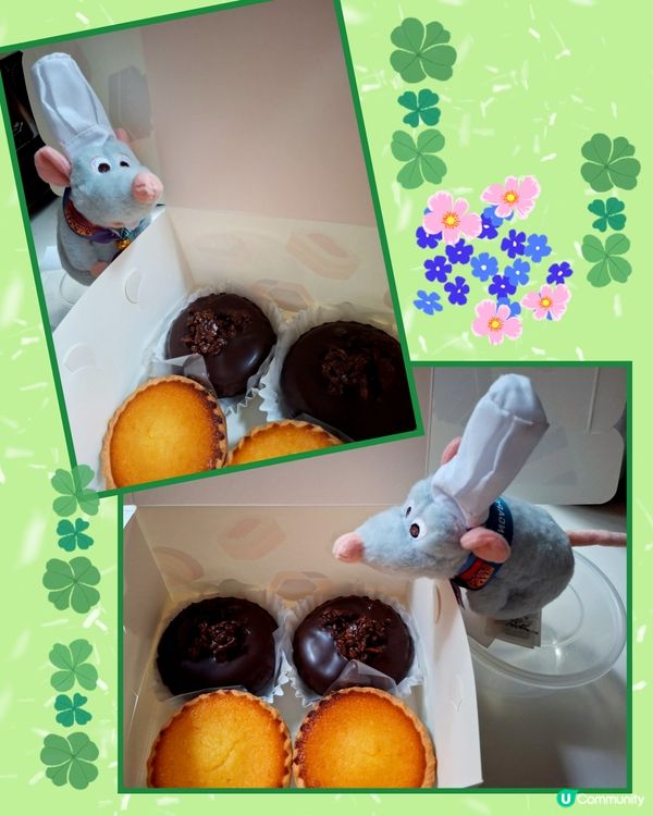 兑換朱古力撻&椰撻 - 美心西餅😊💙👍