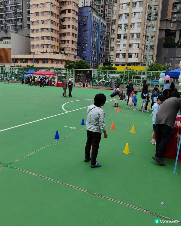 筲箕灣少有舉辦的攤位活動。