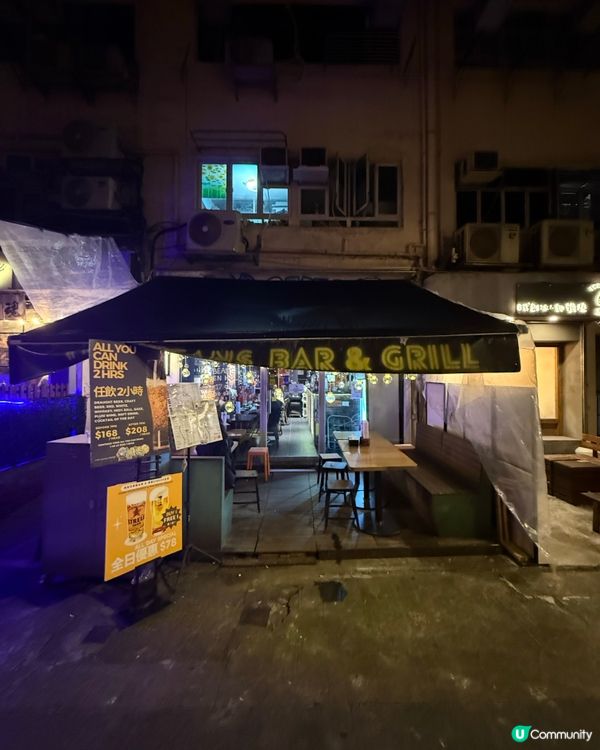 港島東巷仔串燒小店