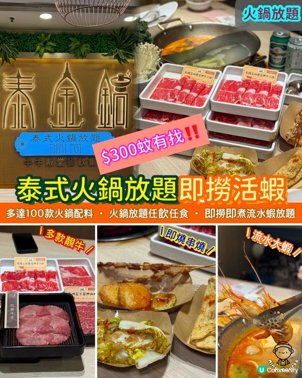 泰式火鍋放題即撈活蝦