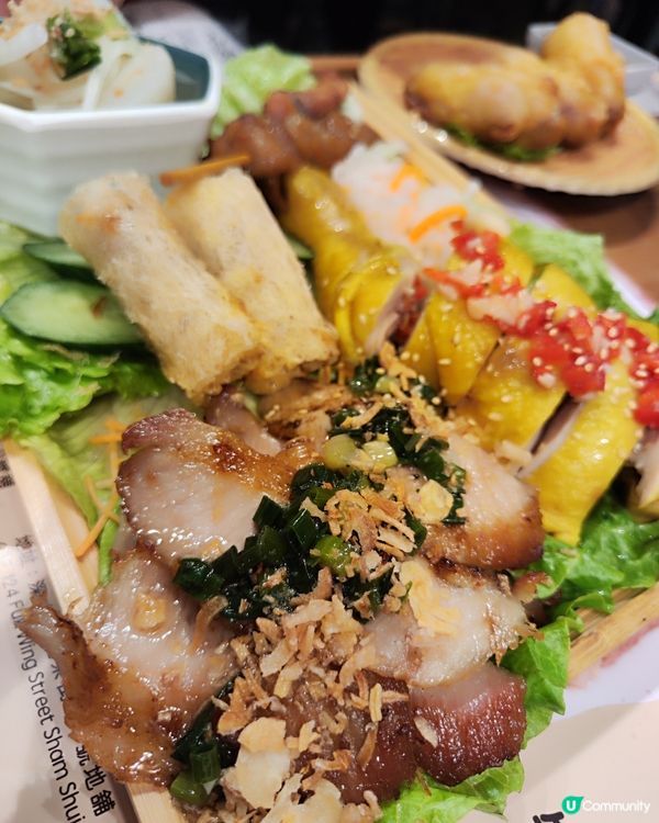 ✍️【廟街抵食大份越南菜！超巨型小食拼盤＋爆汁豬扒飯】