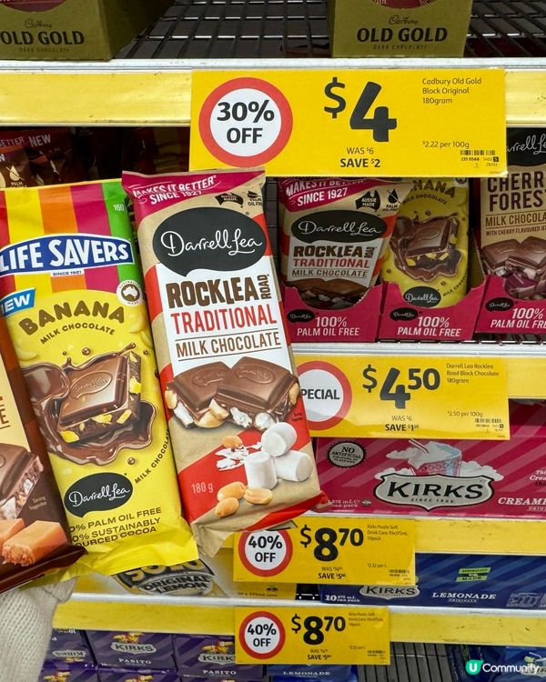 澳洲超市零食，好物零踩雷👍