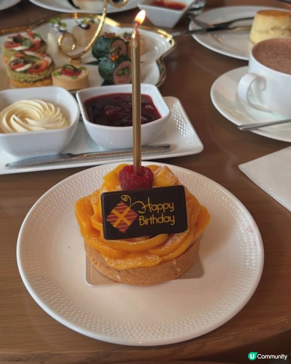 富麗敦下午茶🤩！港女生日打卡一流📸！