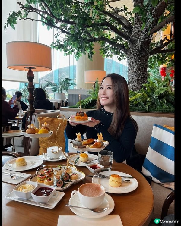 富麗敦下午茶🤩！港女生日打卡一流📸！