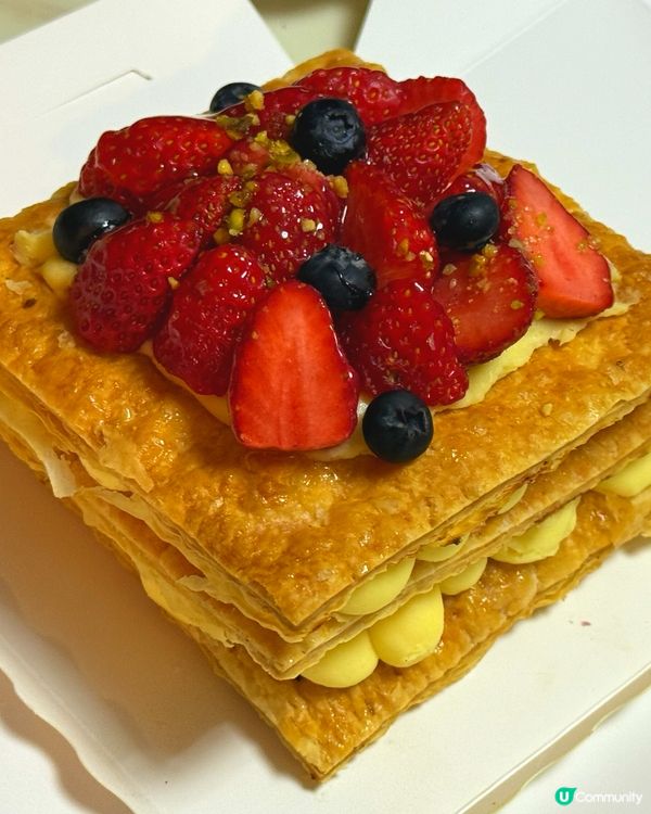 士多啤梨拿破侖🍓！葵廣掃街必食😋！