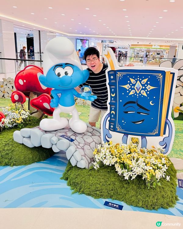 😆啦啦啦啦~ #藍精靈率先嚟到 LCX@海港城!精靈爸爸去咗...