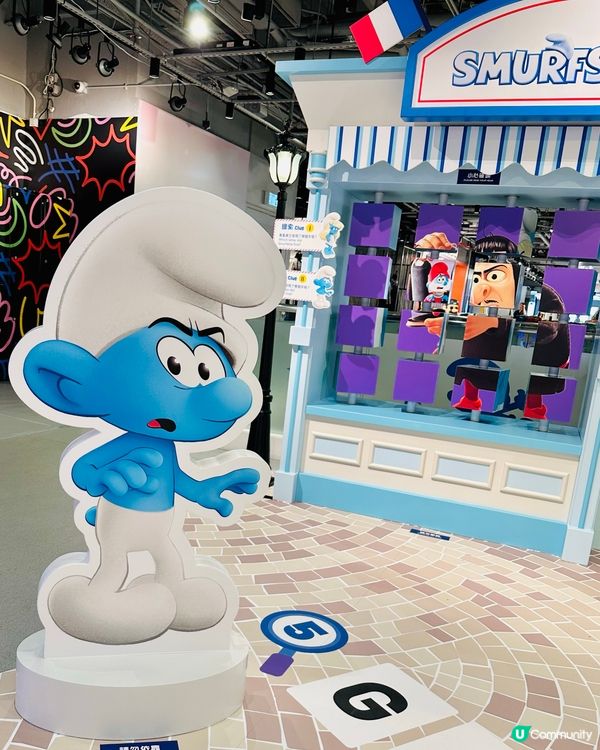 😆啦啦啦啦~ #藍精靈率先嚟到 LCX@海港城!精靈爸爸去咗...