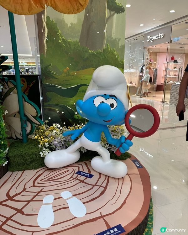 😆啦啦啦啦~ #藍精靈率先嚟到 LCX@海港城!精靈爸爸去咗...