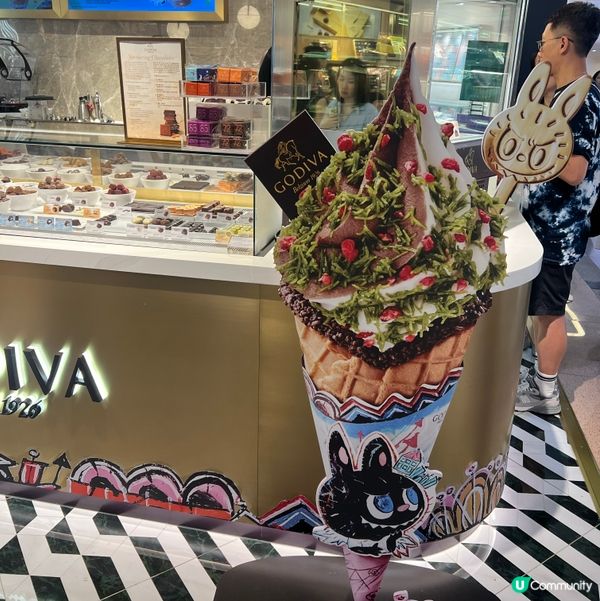 Godiva x Labubu Ice Cream🍦扭紋雪糕