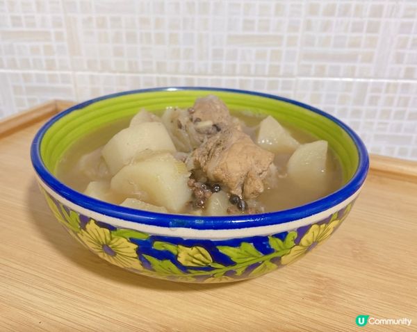 花椒黑椒蘿蔔排骨湯