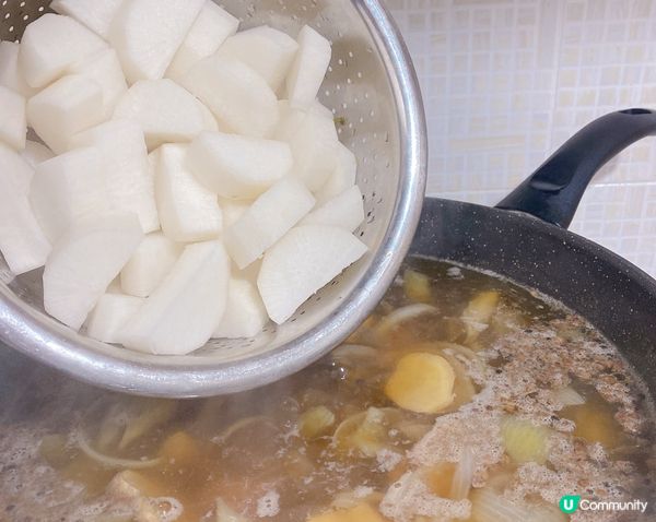 花椒黑椒蘿蔔排骨湯