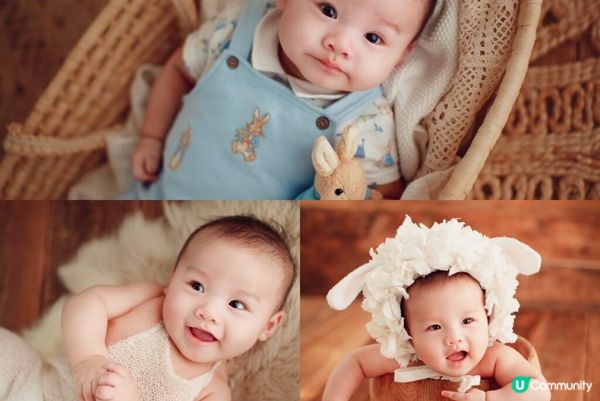 【香港百日BB嬰兒攝影造型】-可愛馬戲團千變萬化