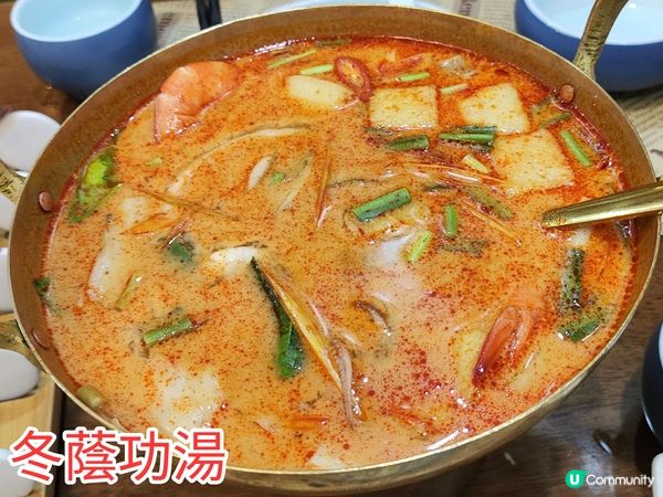 深圳泰菜2人餐人均¥100冬蔭功+生蝦+咖喱蝦+通菜+豬頸肉