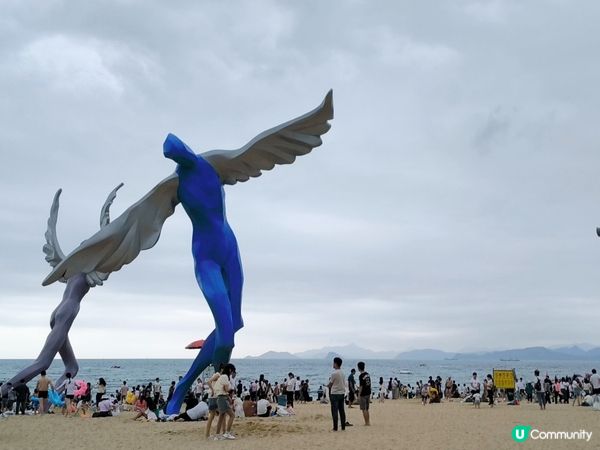深圳必遊地鐵直達大梅沙海灘 一站式食買玩 超大沙灘親子最啱！