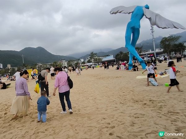 深圳必遊地鐵直達大梅沙海灘 一站式食買玩 超大沙灘親子最啱！