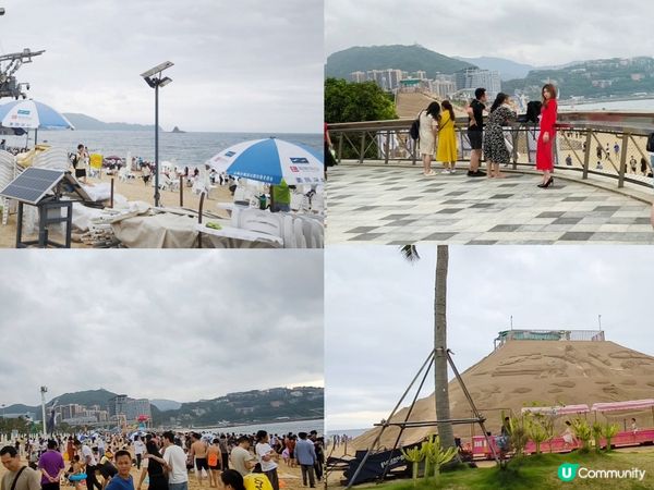 深圳必遊地鐵直達大梅沙海灘 一站式食買玩 超大沙灘親子最啱！